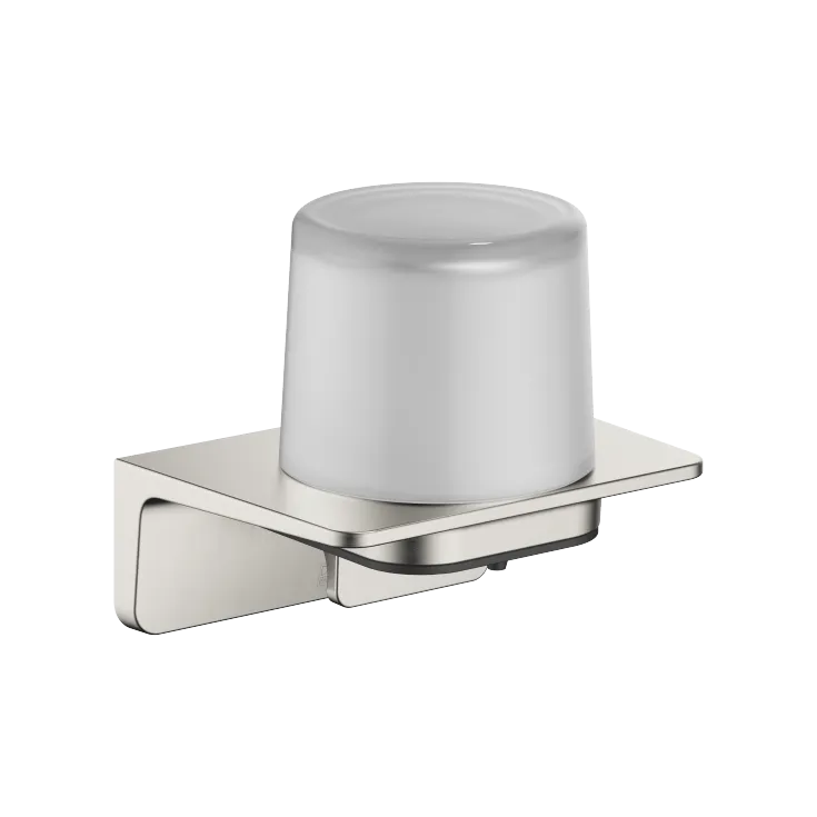 Dispenser per sapone, completo - Platinato spazzolato - 83 430 976-06