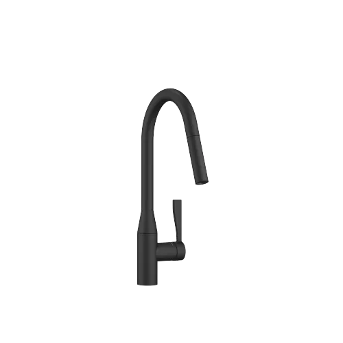 SYNC Miscelatore monocomando ad estrazione Pull-down con funzione doccetta - Nero opaco - 33 870 895-33