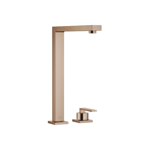 LOT Miscelatore monocomando a due fori con rosette separate - Bronzo spazzolato (PVD) - 32 815 680-42