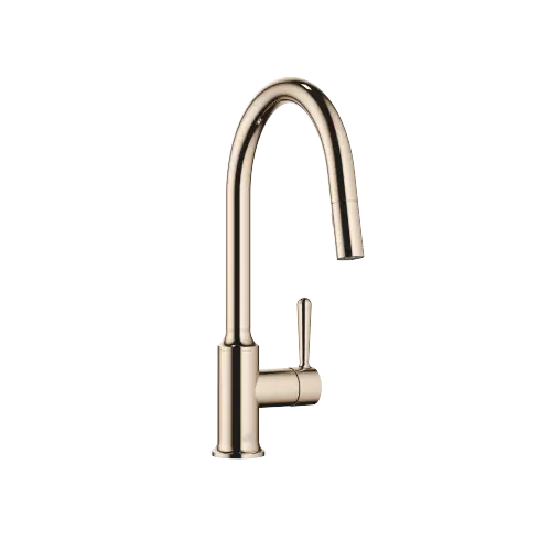 VAIA Single-lever mixer Pull-down with spray function - Champagne (22kt Gold) - 33 870 809-47