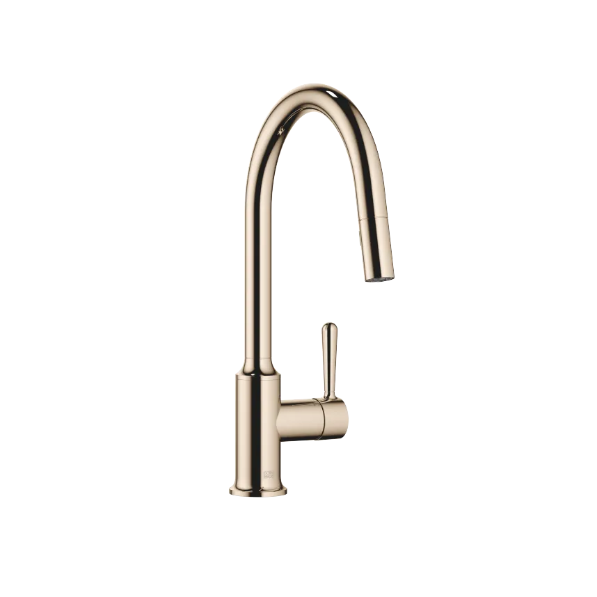 VAIA Single-lever mixer Pull-down with spray function - Champagne (22kt Gold) - 33 870 809-47