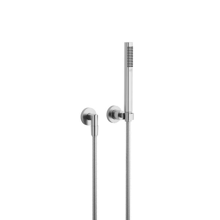TARA Hand shower set with individual rosettes FlowReduce - Brushed Chrome - 27 802 892-93 0010