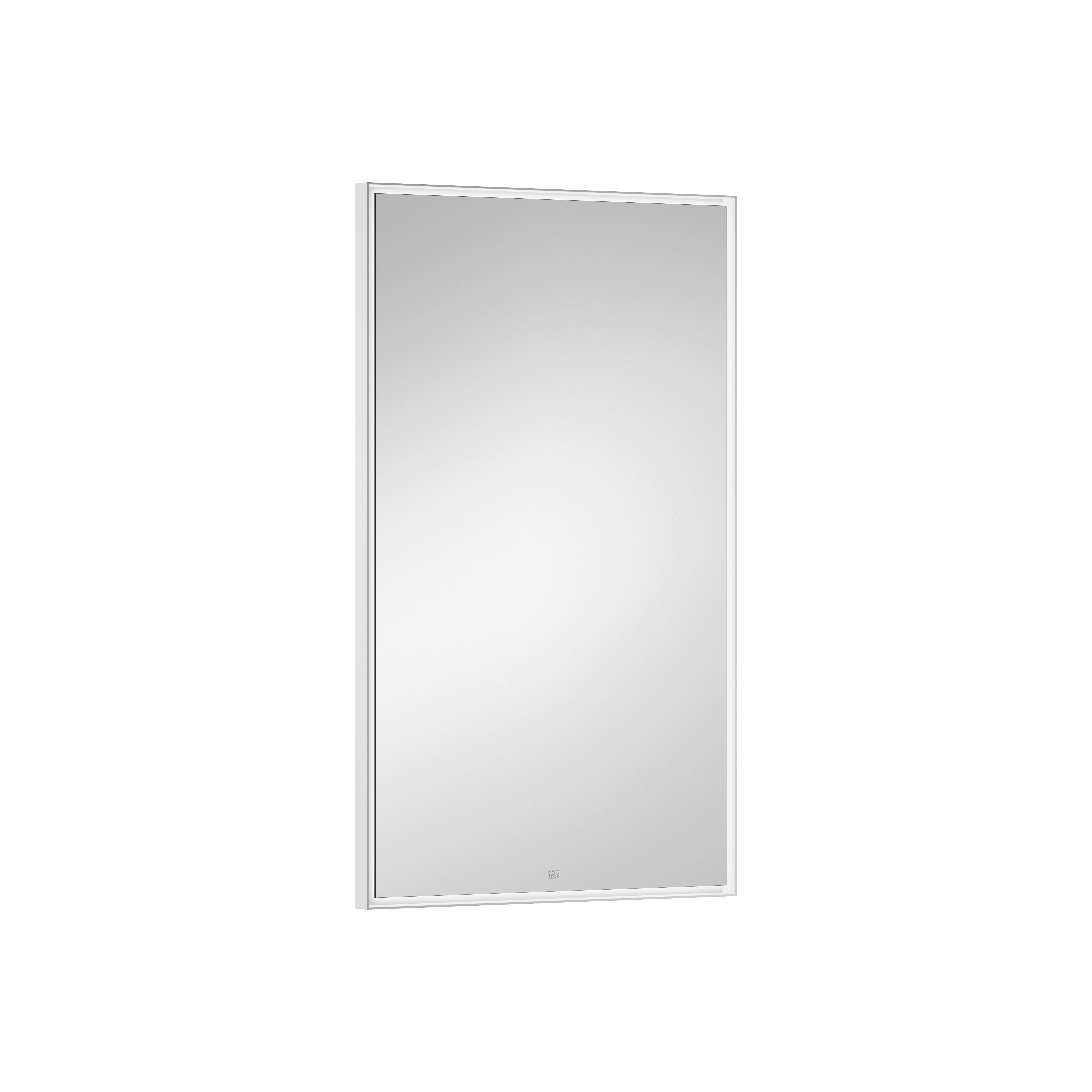 SERIES-VARIOUS Matte White : Lighted mirror angular