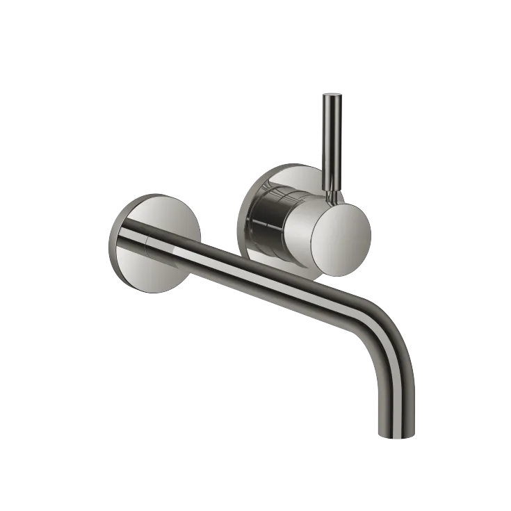 META Miscelatore monocomando lavabo incasso con rosette separate - Dark Chrome - 36 863 660-19
