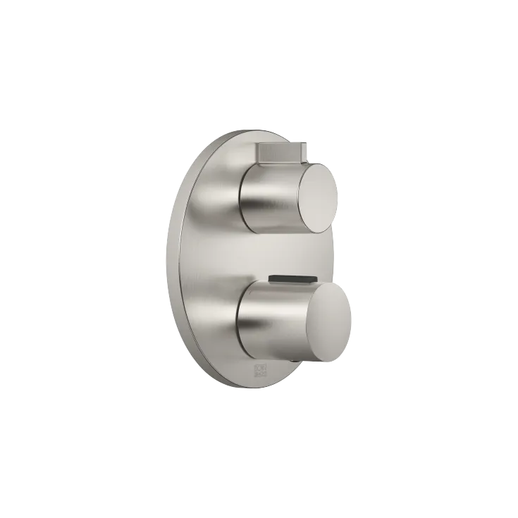 Concealed thermostat with one function volume control - Brushed Platinum - 36 425 970-06