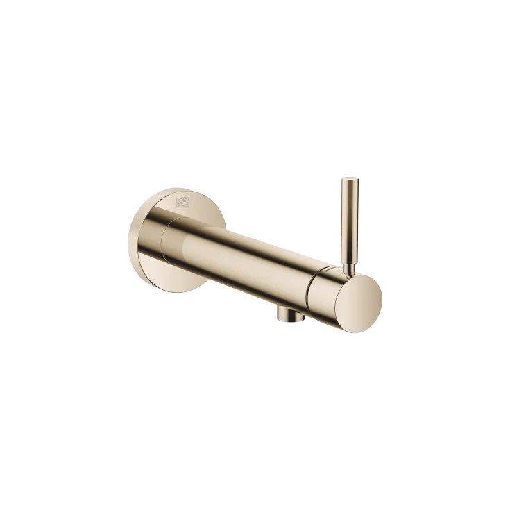 META Wall-mounted single-lever basin mixer without pop-up waste - Champagne (22kt Gold) - 36 805 661-47