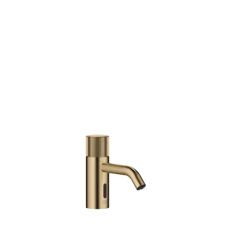META Touchfree Robinetterie de lavabo avec fonction d’ouverture et de fermeture électronique sans garniture d’écoulement - Dark Brass brossé (PVD) - 44 511 660-39