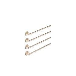 Towel warmer , 4-fold , projection right , without control element - Brushed Champagne (22kt Gold) - 83 314 979-46