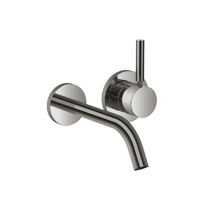 META Wall-mounted single-lever basin mixer without pop-up waste - Dark Chrome - 36 860 660-19 0010