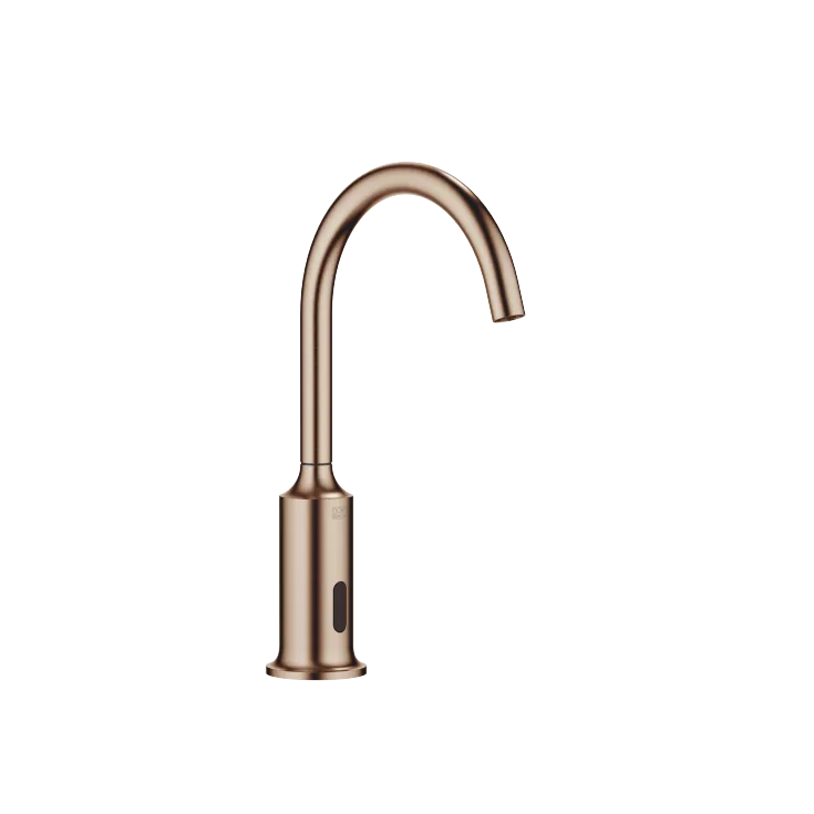 VAIA Washstand fitting with electronic opening and closing function without pop-up waste - Brushed Bronze - 44 521 809-42 0010