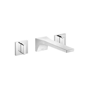 CL.1 Batteria tre fori incasso muro senza piletta - Cromato - Set contenente 3 articoli