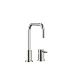 META 02 Two-hole mixer with individual rosettes - Brushed Platinum - 32 800 625-06