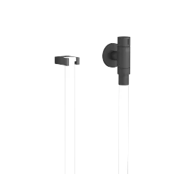 WATER TUBE Kneipp wall elbow with hose holder with individual rosettes - Matte Black - 27 823 979-33