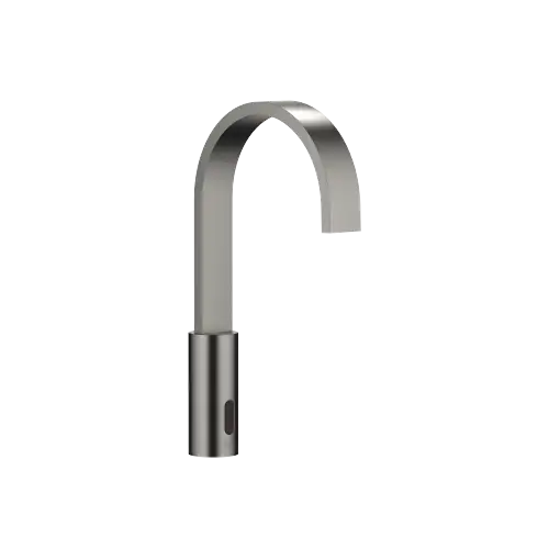 MEM Touchfree Robinetterie de lavabo avec fonction d’ouverture et de fermeture électronique sans garniture d’écoulement - Dark Platinum brossé - 44 521 782-99