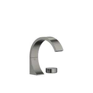 CYO Two-hole basin mixer without pop-up waste - Brushed Dark Platinum - Set containing 2 articles