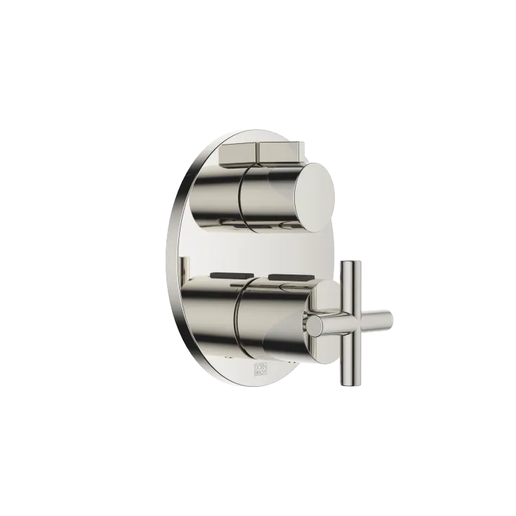 TARA Concealed thermostat with one function volume control - Platinum - 36 425 892-08