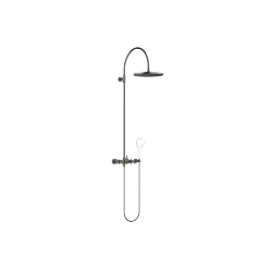 TARA Showerpipe with shower mixer without hand shower 300 mm - Brushed Dark Platinum - 26 622 892-99 0050