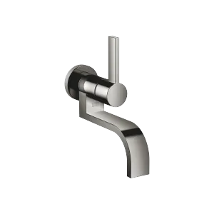 MEM Wall-mounted single-lever basin mixer without pop-up waste - Dark Chrome - 36 805 782-19