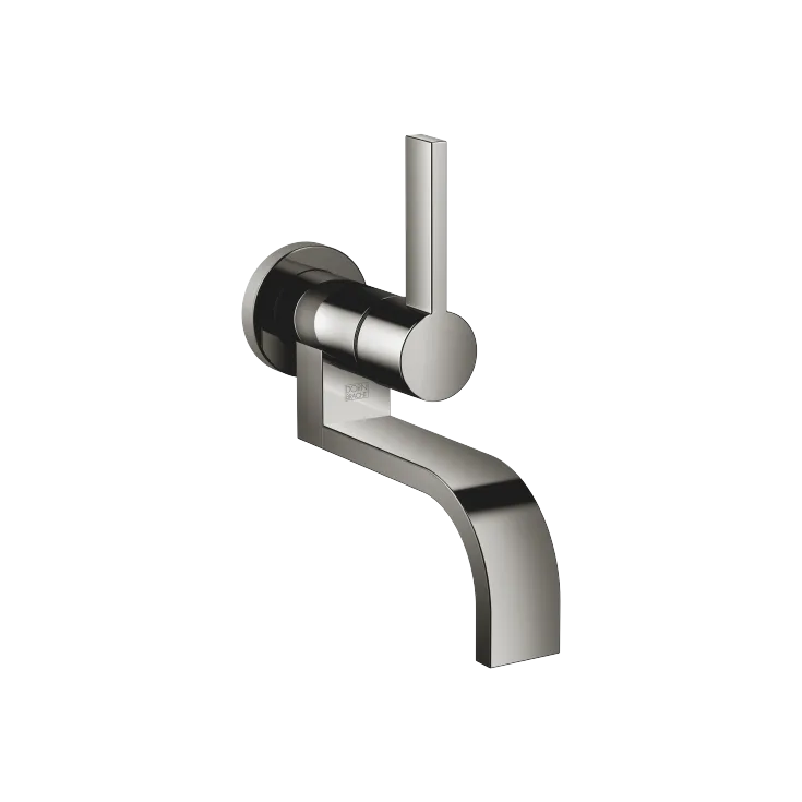 MEM Wall-mounted single-lever basin mixer without pop-up waste - Dark Chrome - 36 805 782-19