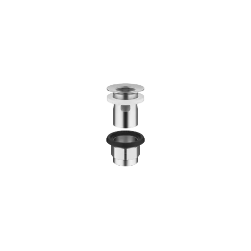 Bonde à grille pour lavabo , 1 1/4" 1 1/4" - Chrome brossé - 10 105 970-93