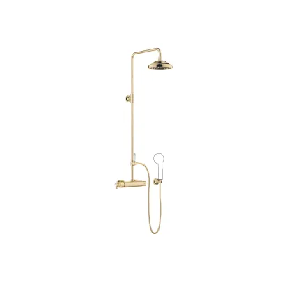 Showerpipe with shower thermostat - Set containing 2 articles