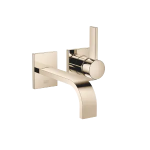 MEM Wall-mounted single-lever basin mixer without pop-up waste - Champagne (22kt Gold) - 36 860 782-47