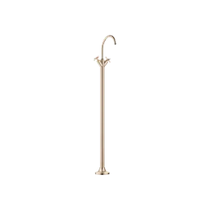 VAIA Single-hole basin mixer with stand pipe without pop-up waste - Brushed Champagne (22kt Gold) - 22 585 809-46