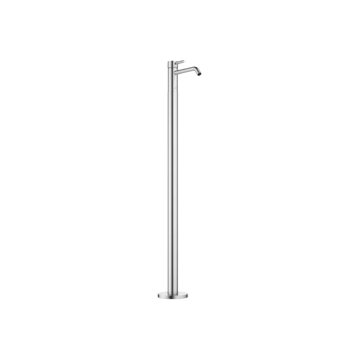 META Single-lever basin mixer with stand pipe without pop-up waste - Brushed Chrome - 22 584 660-93