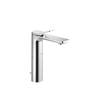 LISSÉ Single-lever basin mixer with raised base with pop-up waste - Chrome - 33 506 845-00