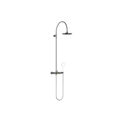 TARA Colonne de douche avec mélangeur de douche sans douchette FlowReduce 220 mm - Dark Chrome - 26 632 892-19
