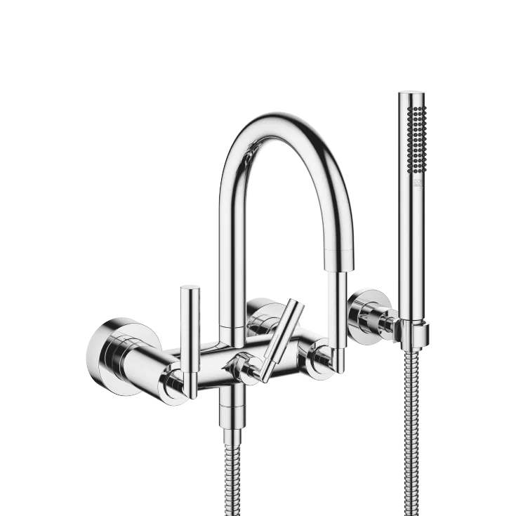 TARA Bath mixer for wall mounting with hand shower set - Chrome - 25 133 882-00 0050