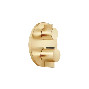 Concealed thermostat with one function volume control - Brushed Durabrass (23kt Gold) - 36 425 970-28 0010