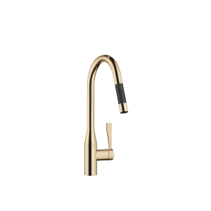 SYNC Single-lever mixer Pull-down with spray function - Durabrass (23kt Gold) - 33 870 895-09