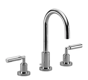 TARA Three-hole lavatory mixer with drain - Brushed Dark Bronze (PVD) - 20 710 882-43 0010