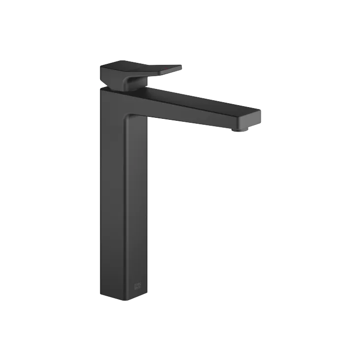 DORNBRACHT YARRE Single-lever basin mixer with raised base without pop-up waste - Soft Black - 33 537 832-69