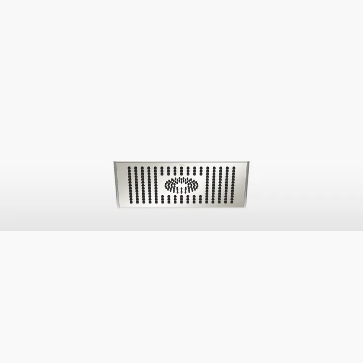 Rain shower for recessed ceiling installation 300 x 240 mm - Platinum - 28 043 980-08