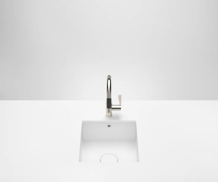 Single sink - Matte White - 38 400 002-62