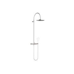 TARA Showerpipe with shower mixer without hand shower 300 mm - Brushed Platinum - 26 622 892-06 0050