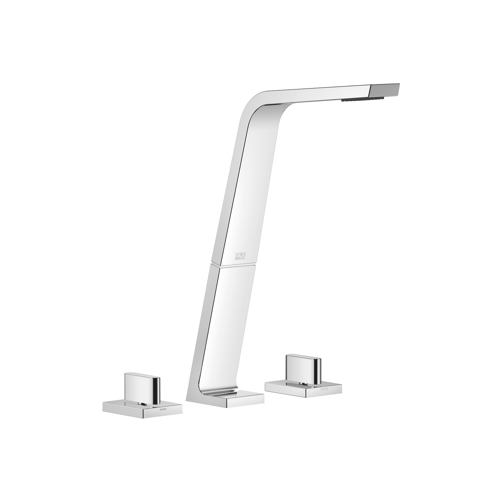Three-hole basin mixer without pop-up waste - Set containing 3 articles