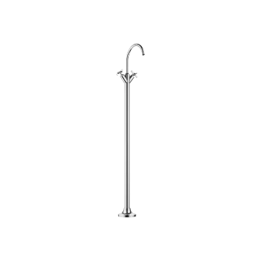 VAIA Single-hole basin mixer with stand pipe without pop-up waste - Chrome - 22 585 809-00