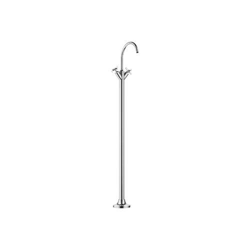VAIA Single-hole basin mixer with stand pipe without pop-up waste - Chrome - 22 585 809-00