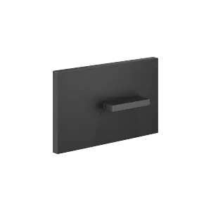 Piastra di copertura per cassetta a incasso WC della ditta TeCe - Nero opaco - 12 660 979-33