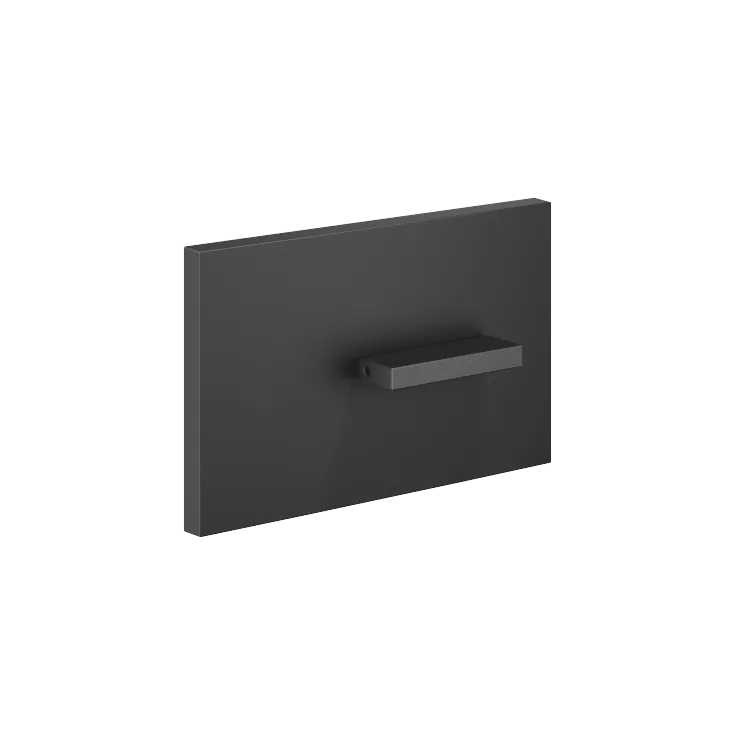 Cover plate for the concealed WC cistern made by TeCe - Matte Black - 12 660 979-33