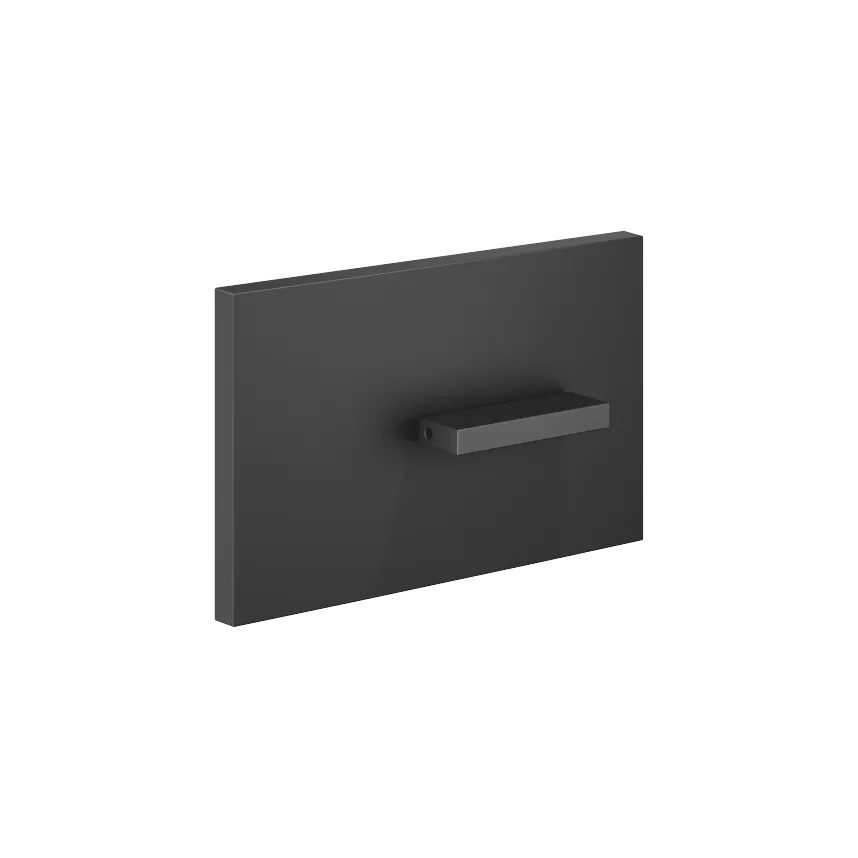 Abdeckplatte für WC-UP-Spülkasten der Firma TeCe - Schwarz matt - 12 660 979-33