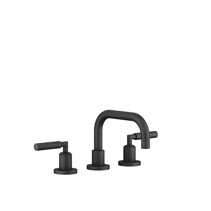 TARA Three-hole lavatory mixer with drain - Matte Black - 20 705 882-33 0010