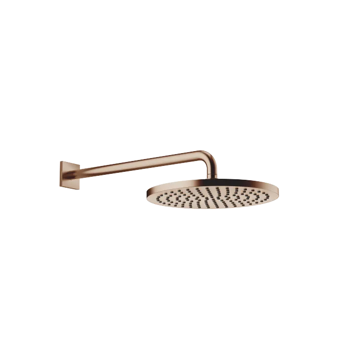 Ducha efecto lluvia con fijación a pared FlowReduce 300 mm - Bronce cepillado - 28 678 670-42