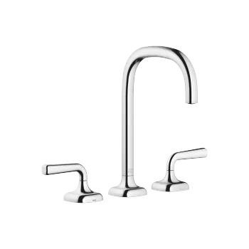 COYA Three-hole basin mixer with pop-up waste - Chrome - 20 713 414-00