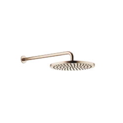 Rain shower with wall fixing 300 mm - Brushed Light Gold - 28 679 970-27 0050