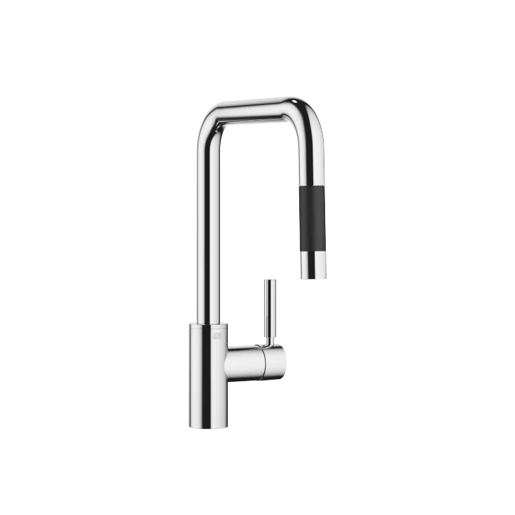 META SQUARE Single-lever mixer Pull-down with spray function - Chrome - 33 870 861-00 0010