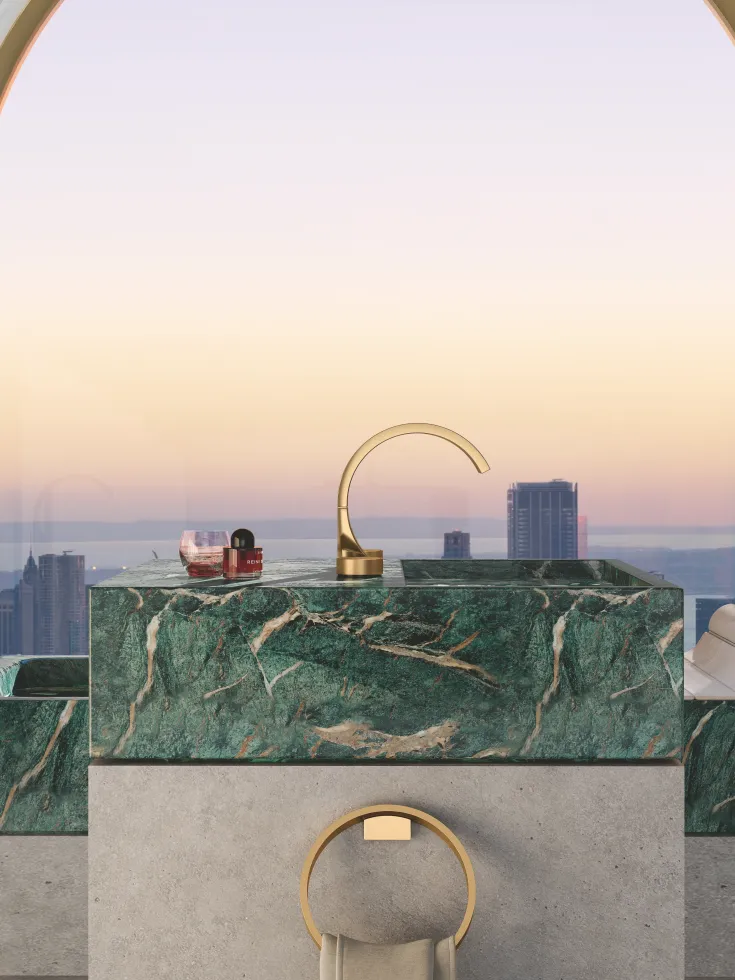 Premium design washbasin faucet extravagant